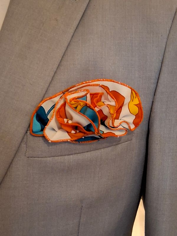 Pocket Round - ORANGE FLOWER