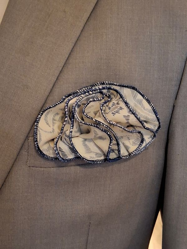 Pocket Round - BW PAISLEY