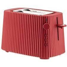 Alessi Plissè tostapane rosso