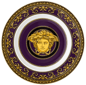 Versace Rosenthal Medusa Marine Piatto Piano 18 cm