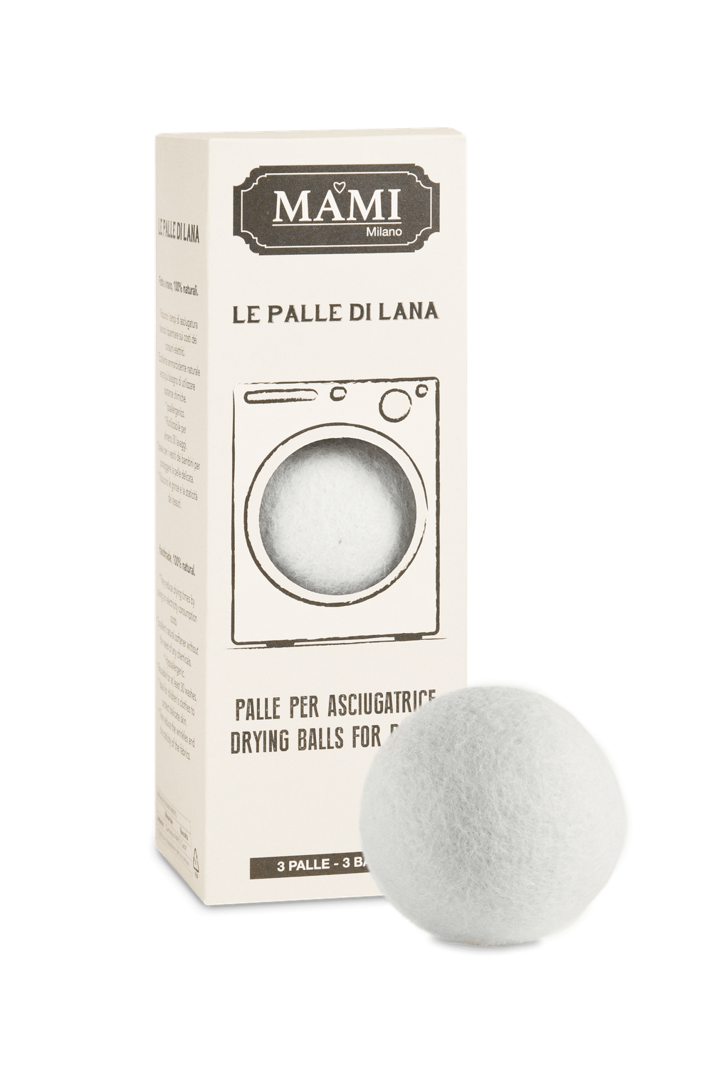 L'Essenza Le Palle di Lana Asciugatrice Mami Milano