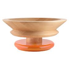 Alessi ES15 centrotavola legno Arancione Alessi ES15 centrotavola legno Arancione
