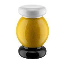 Alessi ES18 1 Macinasale, pepe e spezie giallo, nero e bianco
