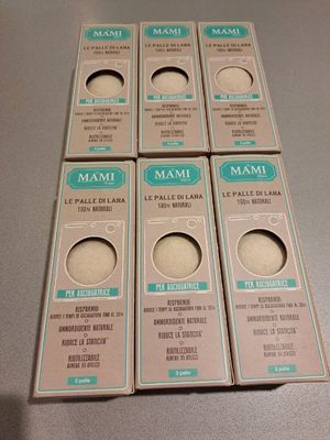 Mami Milano Set 6 confezioni Palle di lana per asciugatrice Mami Milano Set 6 confezioni Palle di lana per asciugatrice
