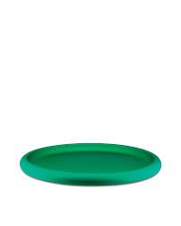 Alessi Discolo centrotavola cm. 25 in alluminio anodizzato colorato verde ITM03 GR