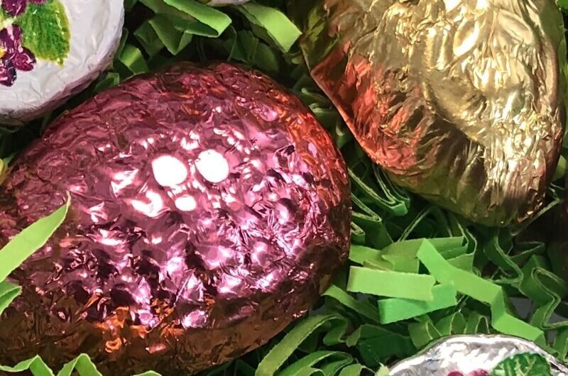 Solid Chocolate Easter Eggs  (5 Pack)