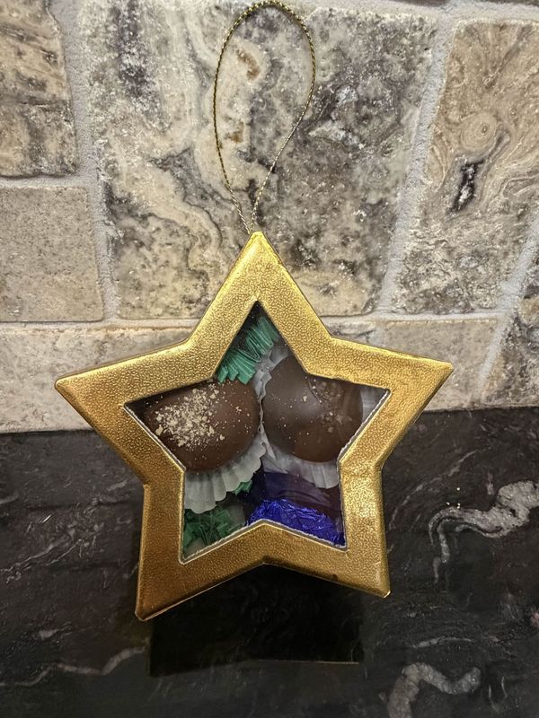 Gold Star Ornament