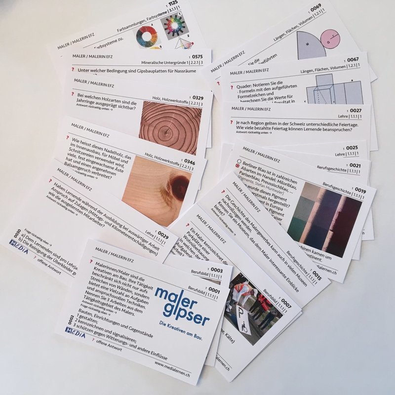 MeDiA-Lernspiel Stift | Maler/Malerin EFZ neu mit 1200 Fragen