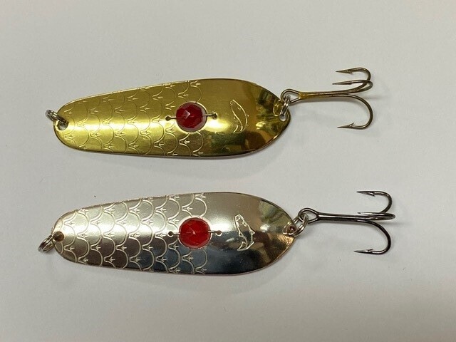 2er Set Kusamo Hechtlöffel 74mm 20gr.
