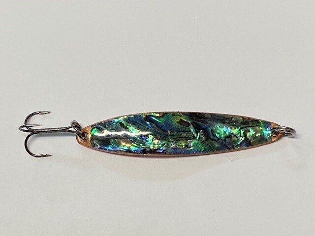 Wurflöffel mit Perlmutt 78mm 17gr