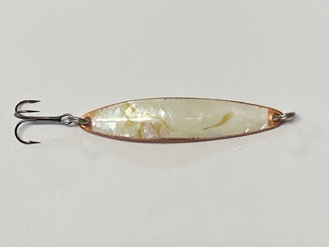 Wurflöffel mit Perlmutt 78mm 17gr