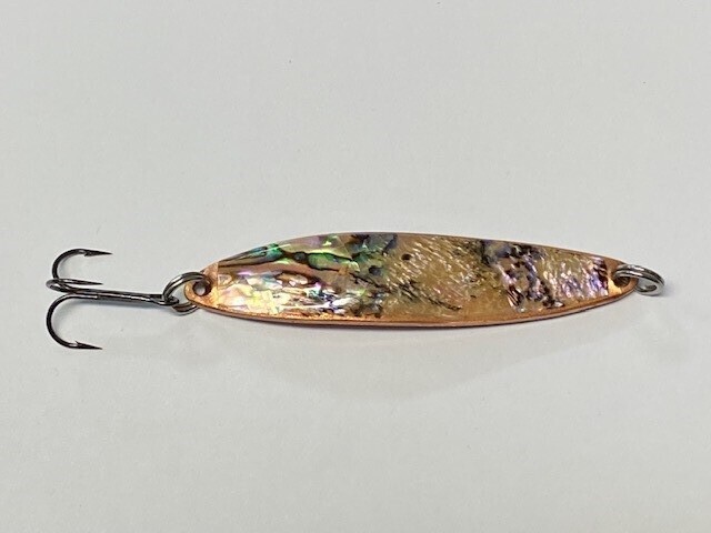 Wurflöffel mit Perlmutt 78mm 17gr