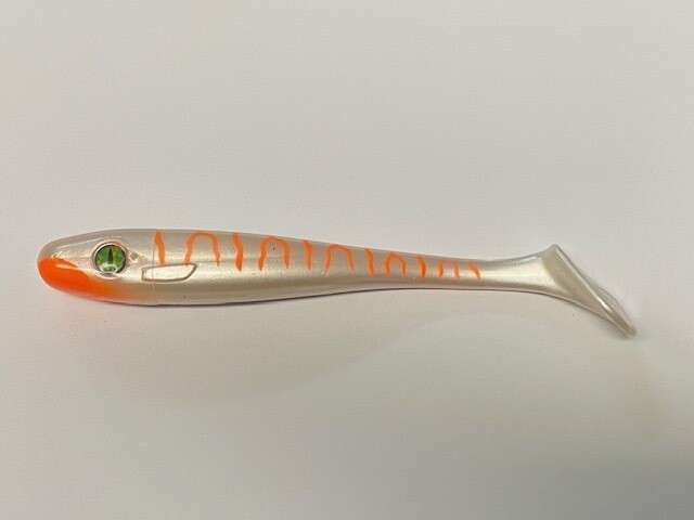 Shirasu Pike Collector Shad ALBINO