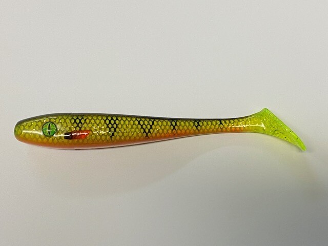 Shirasu Pike Collector Shad UV PERCH