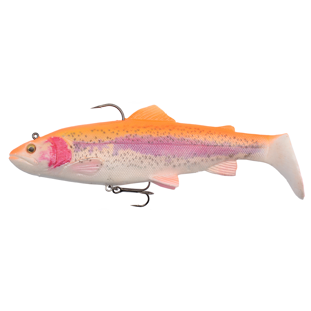 4D TROUT RATTLE SHAD SINKING GOLDEN ALBINO