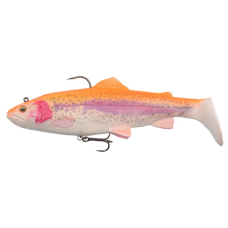 4D TROUT RATTLE SHAD SINKING GOLDEN ALBINO