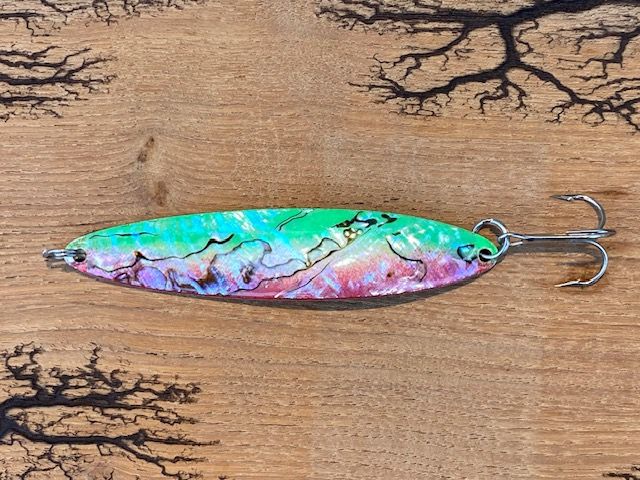 Wurflöffel mit Perlmutt 105mm 25gr