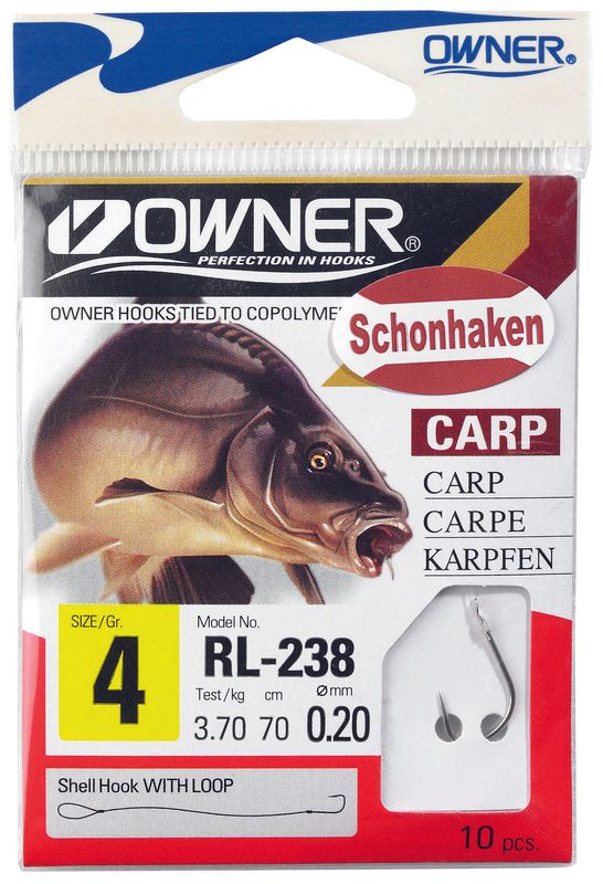 Owner Schonhaken silber RL-238 70cm