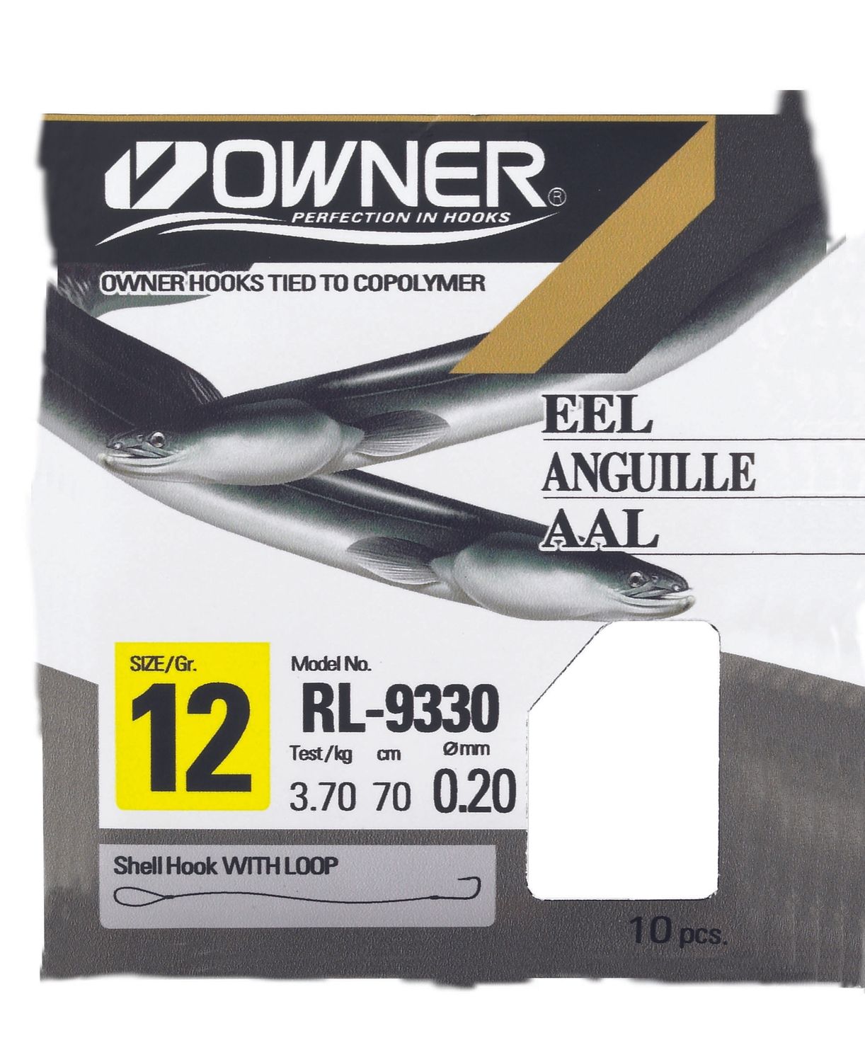 Aalhaken von Owner M.W. mit Schlaufe