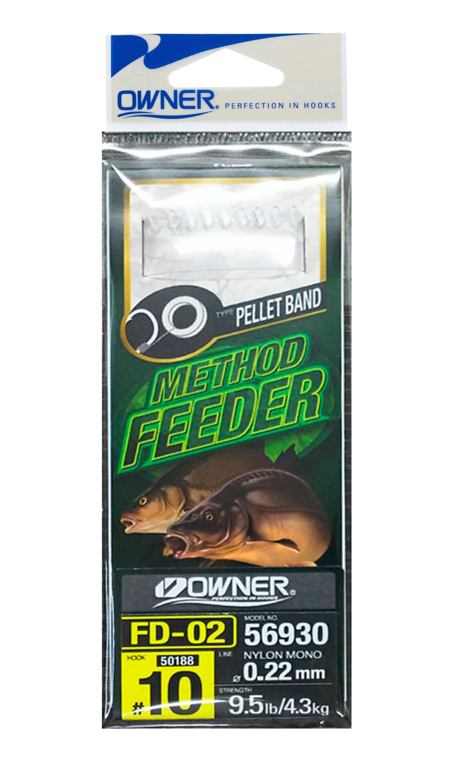 Owner Method Feeder Haken mit Pelletband