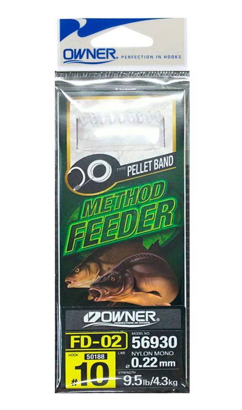 Owner Method Feeder Haken mit Pelletband