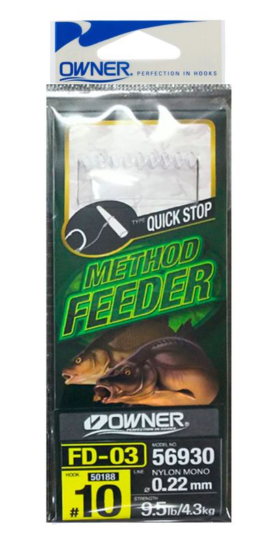 Owner Method Feeder Haken mit Quick-Stop