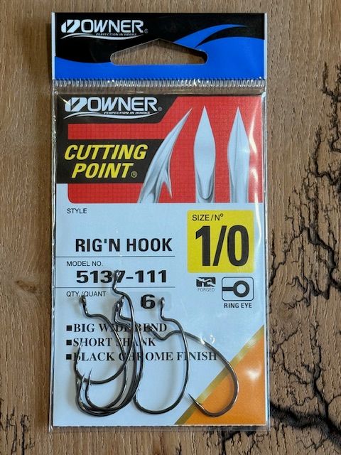 Owner Rig'n Hook schwarz-chrom 5137