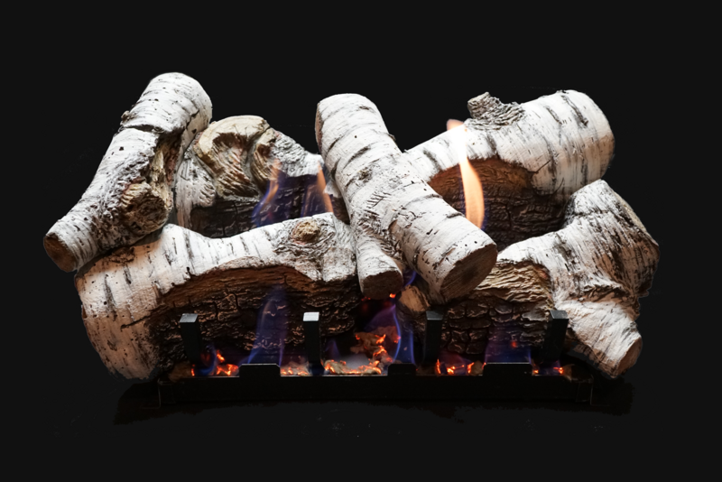 Birch Log Set