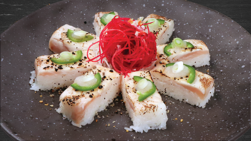 Aburi Negi Tuna Oshi