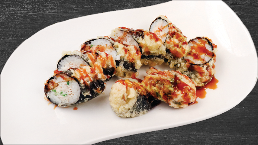Fried Negitoro Roll