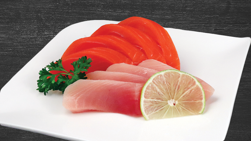 Tuna &amp; Sockeye Salmon Sashimi, *Choose: Regular (8pcs)