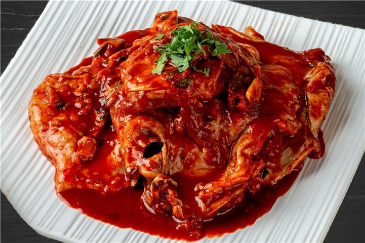 Spicy Marinated Chicken Galbi (매운 양념 닭갈비)