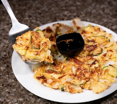 Zucchini Cabbage Pancake (호박 배추전)