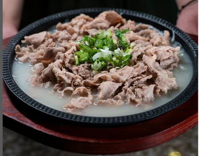 Boiled Beef Brisket (차돌박이 수육)