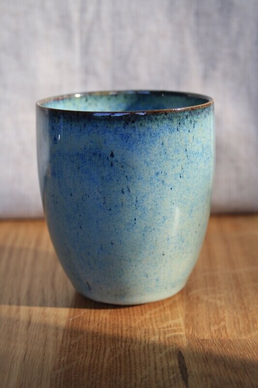 Becher hellblau Effekt 300ml