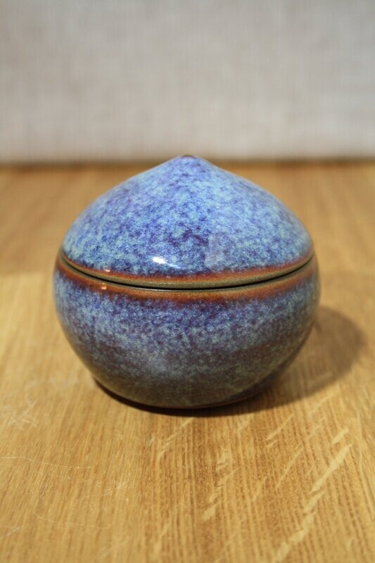 Dose blau-violett