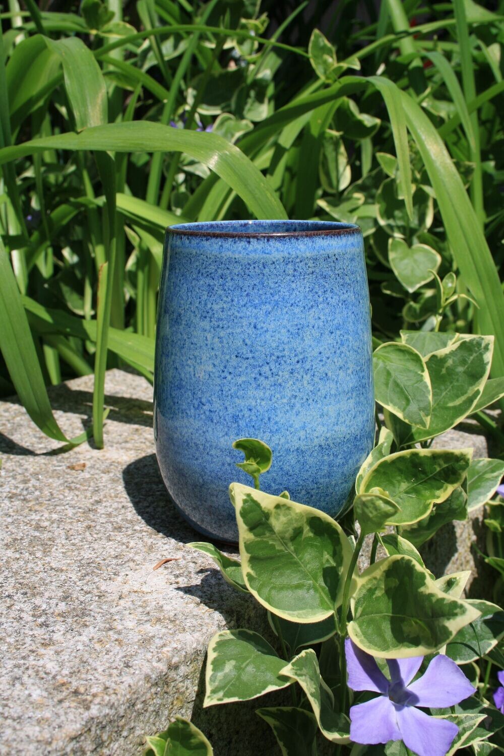 Vase blau