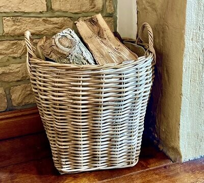 Amphora Rattan Log Basket