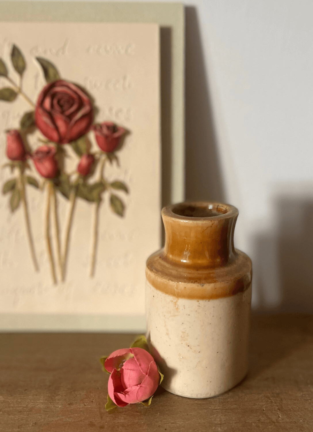 Stoneware Miniature Bottle