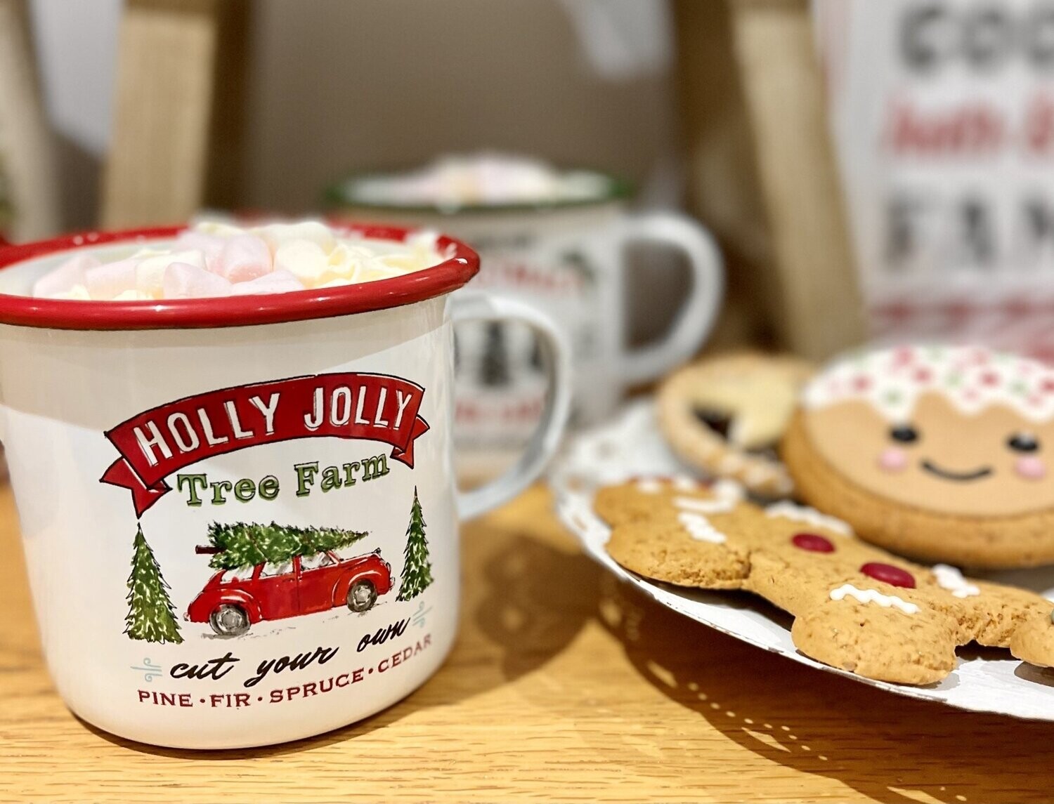 Vintage Christmas Mugs