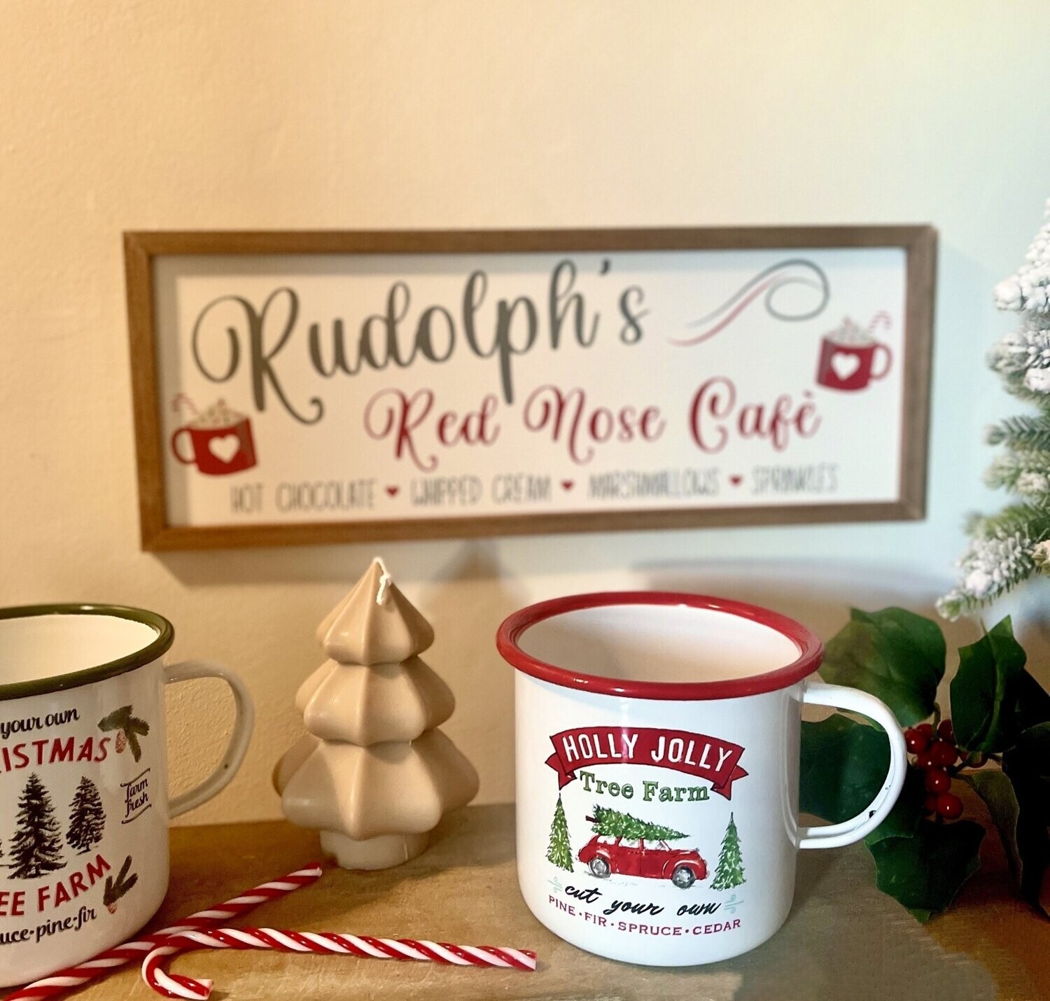Sweet Treats Christmas Plaques, Design: Rudolph's Red Nose Cafe