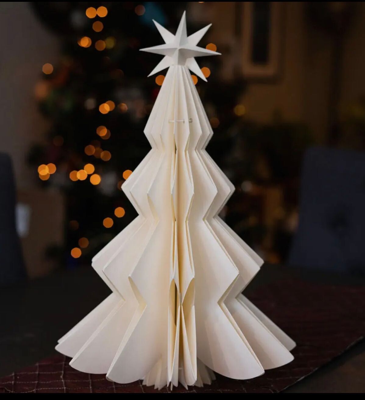 White Paper Christmas Tree