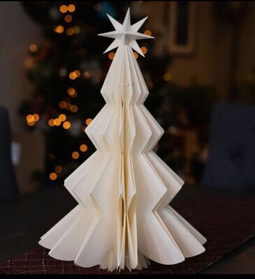 White Paper Christmas Tree