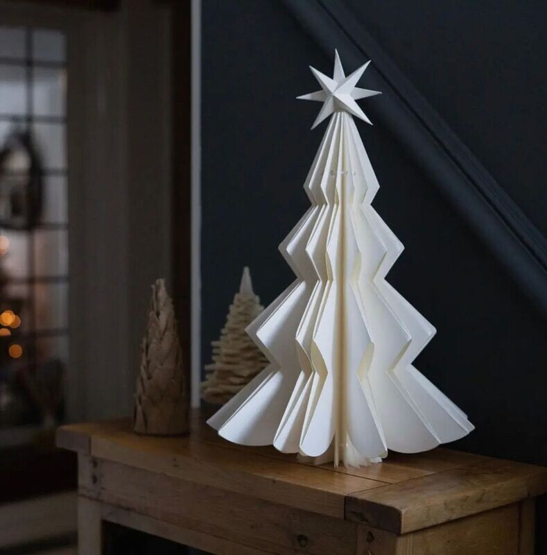 White Paper Christmas Tree