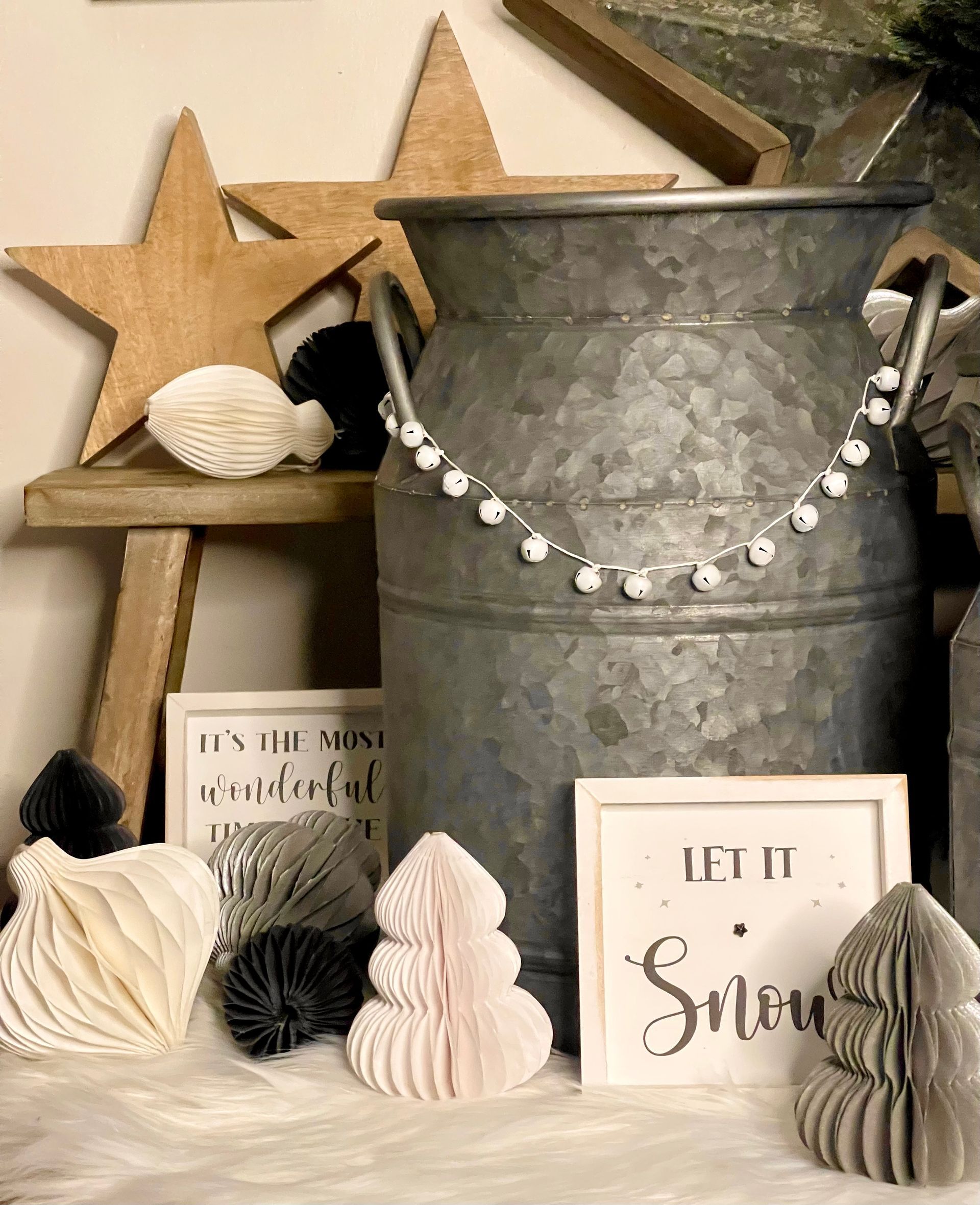 Vintage Wooden Stars - Set of 3