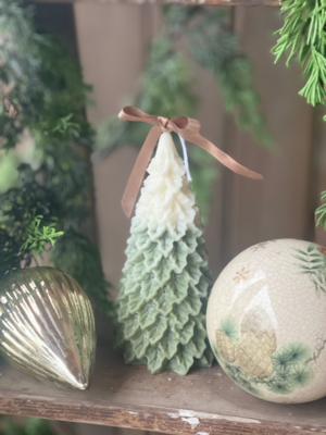 Pine Christmas Tree Candles