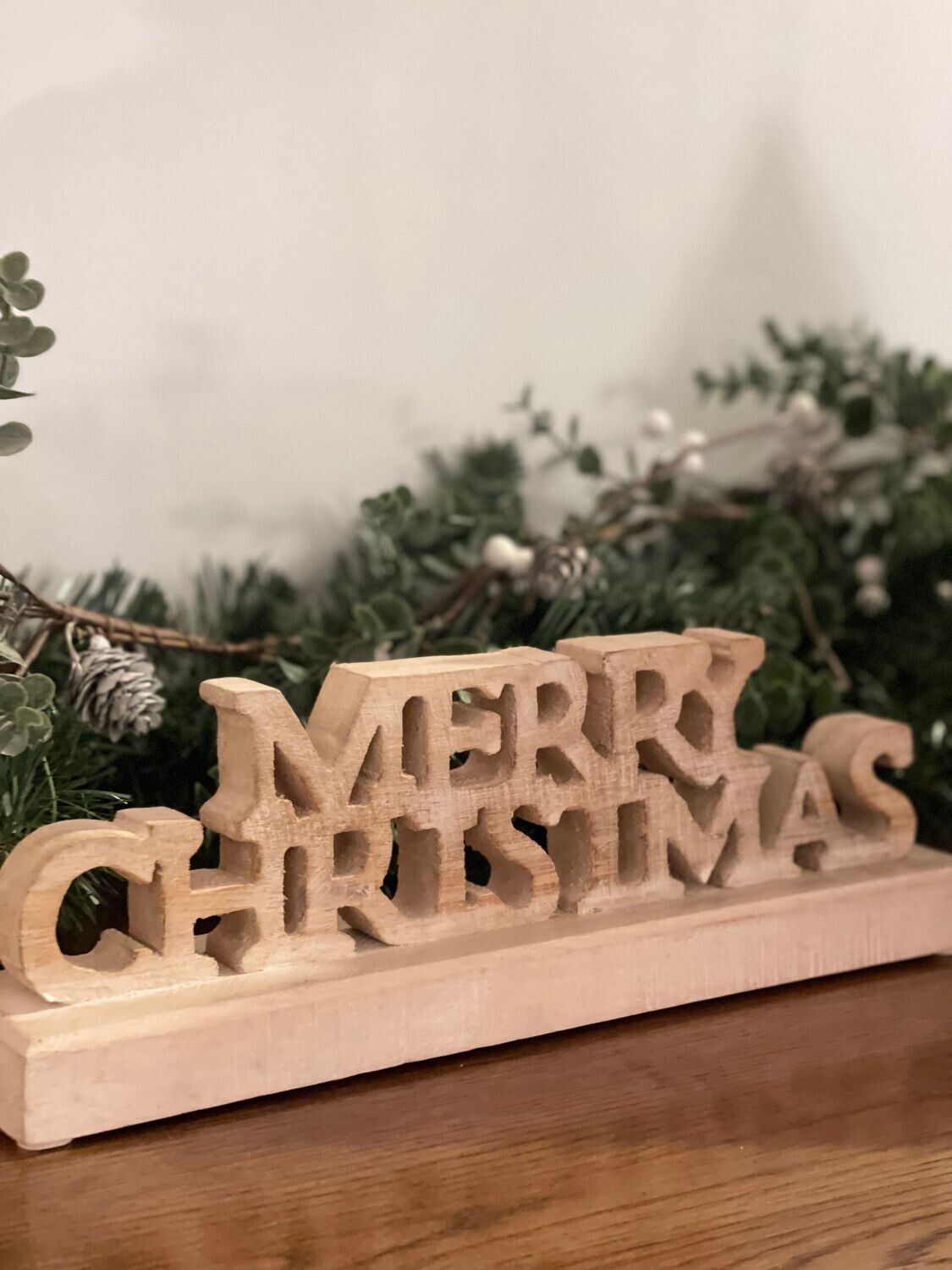 Merry Christmas Wooden Sign