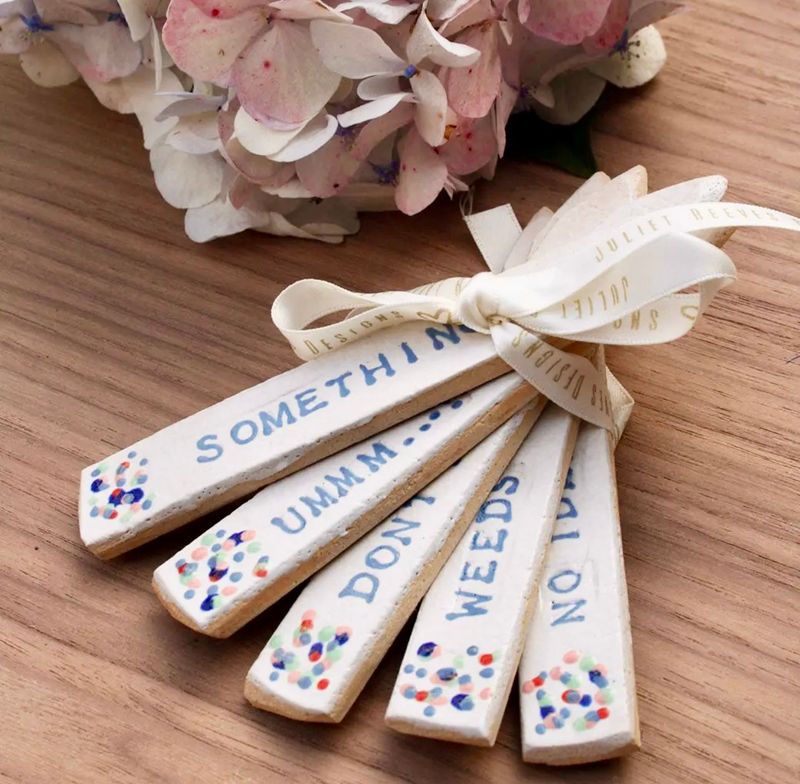 Bad Gardeners Ceramic Plant Markers