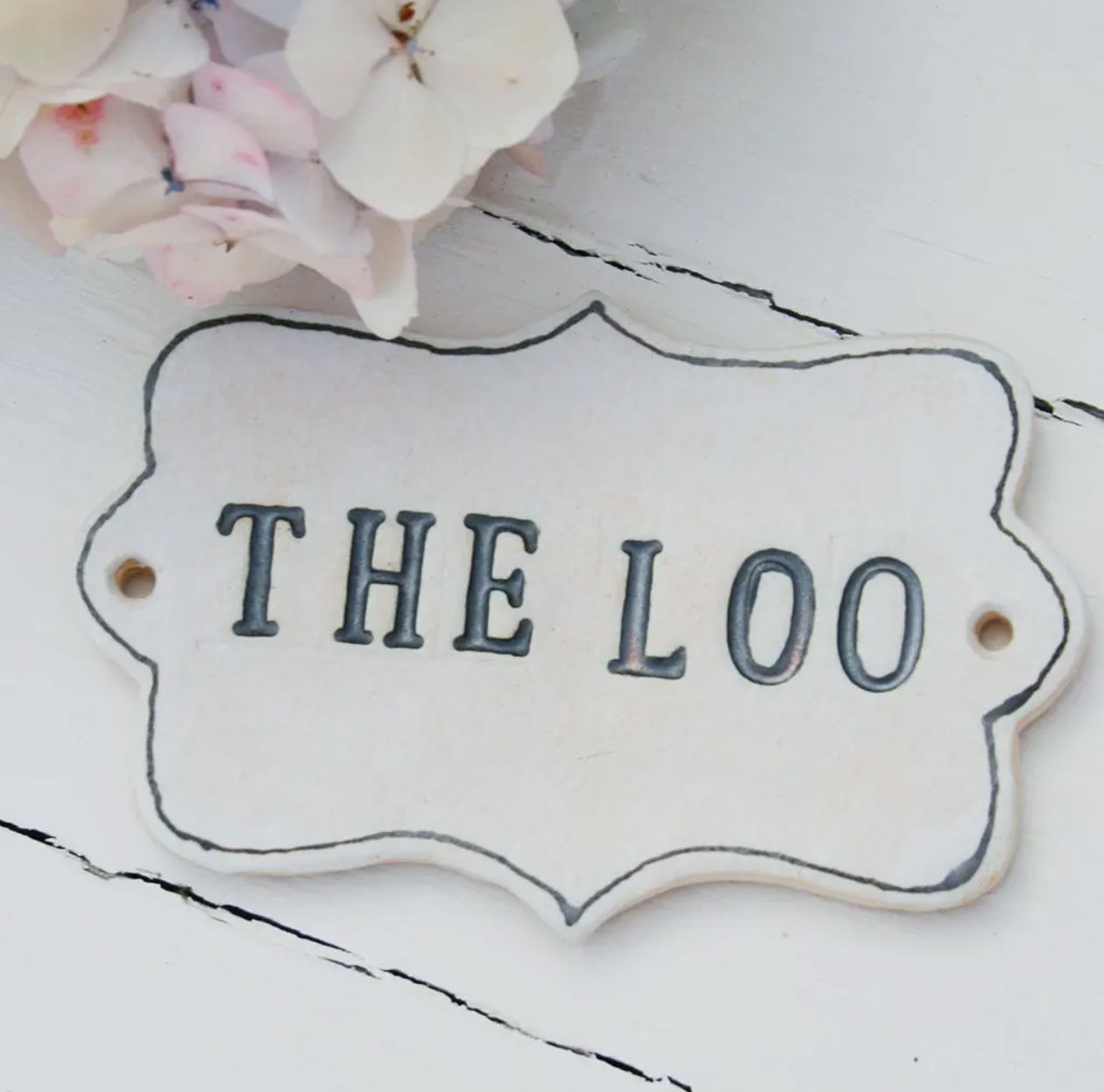 'The Loo' Ceramic Plaque