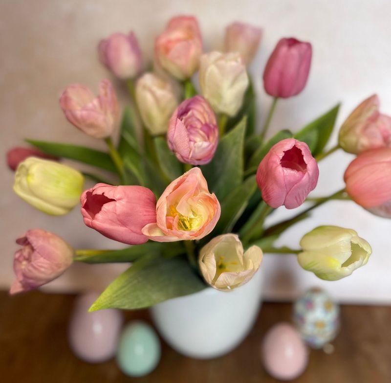 Soft Touch Faux Tulips